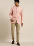 Men's Pink Ethnic Woven Jodhpuri
