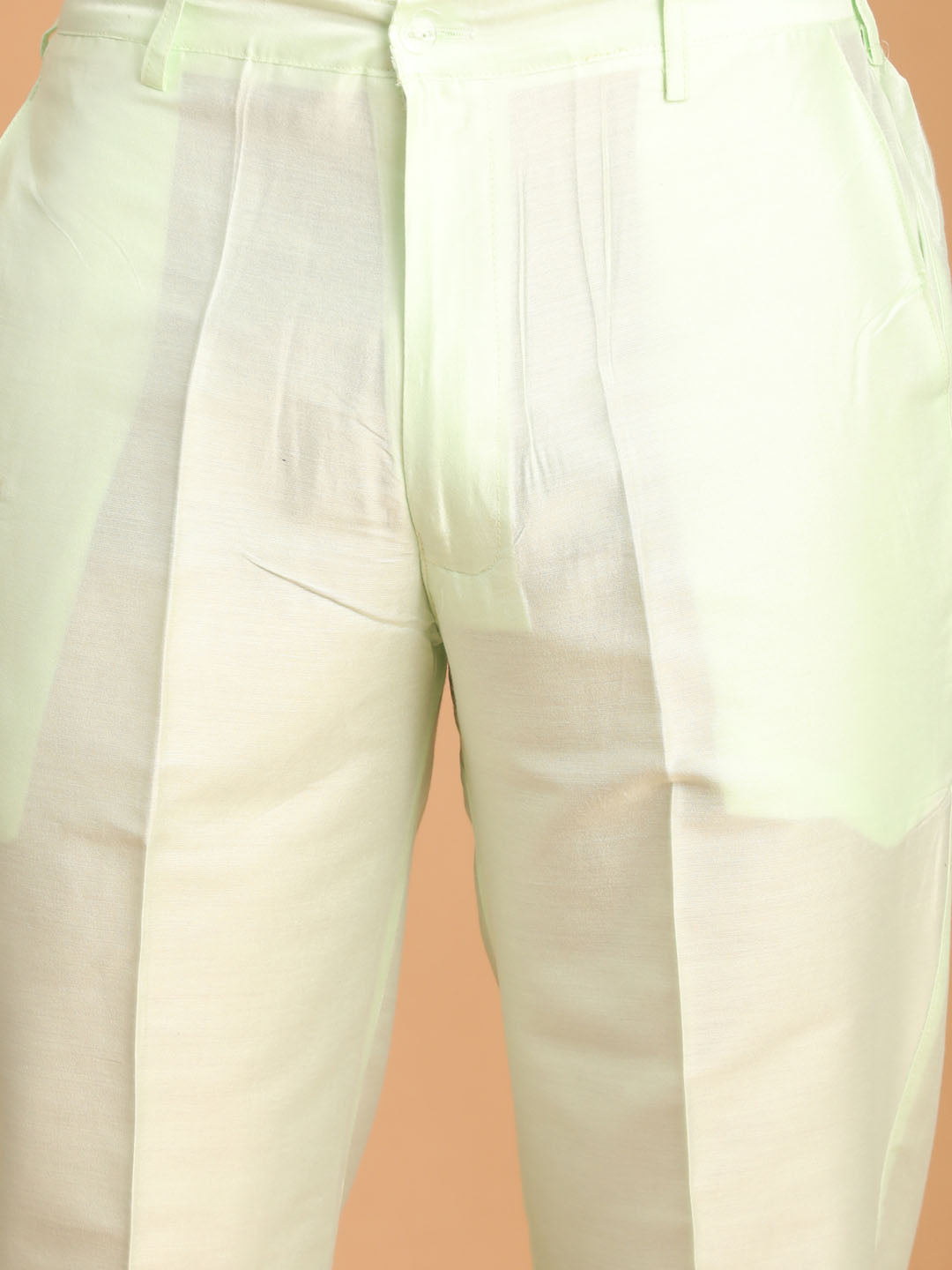 Men's Mint Green Mirror Kurta Pant Set