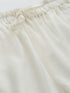 Men's White Mirror Kurta Pyjama Set