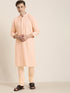 Men's Pink Ethnic Chikankari Kurta