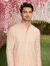 Men's Pink Ethnic Chikankari Kurta