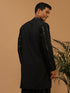 Men's Black Mirror Kurta