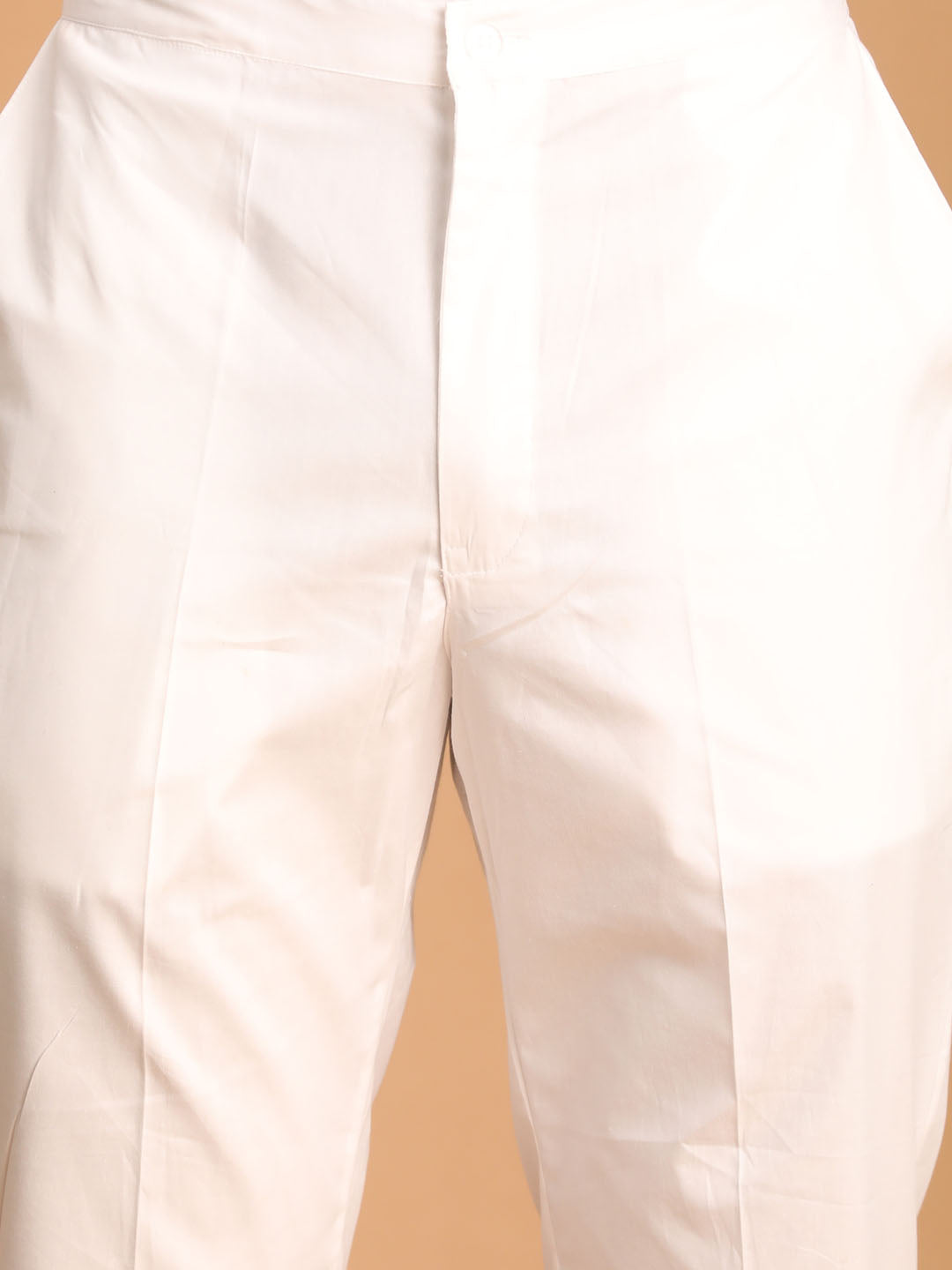 Men's Indigo Blue & White Cotton Kurta & Pyjama Set