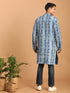 Men's Indigo Washed Denim Kurta