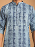 Men's Indigo Washed Denim Kurta
