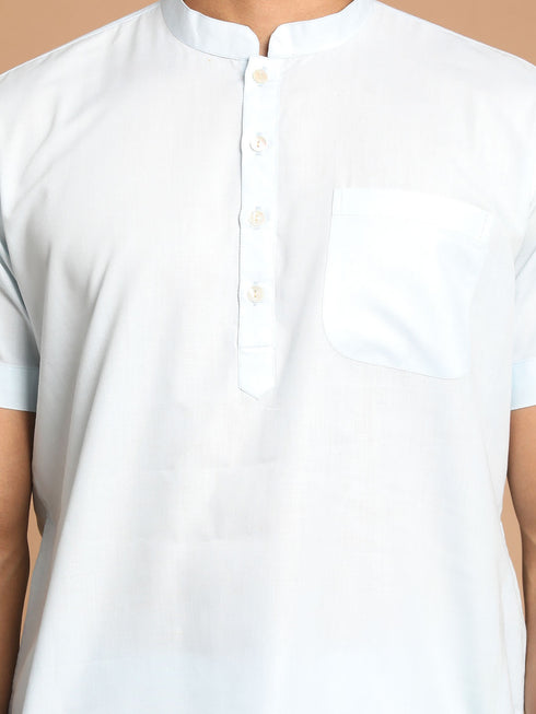 Men's Blue Work From Home Collection Cotton Pyjama Set