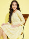 Girl's Yellow Pure Cotton Chikankari Kurta