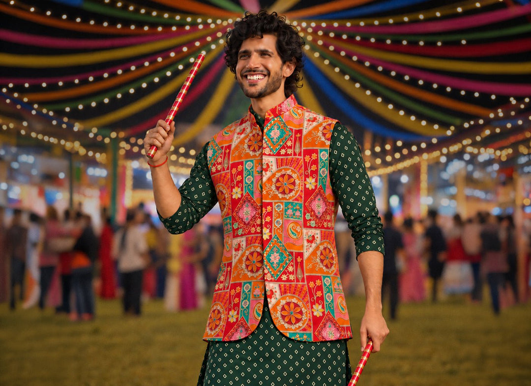 Navratri Style for Men: Traditional Looks with a Trendy Twist - vastramay