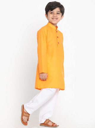 Vastramay Boy's Cotton Kurta and Pyjama Set