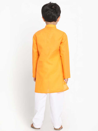 Vastramay Boy's Cotton Kurta and Pyjama Set