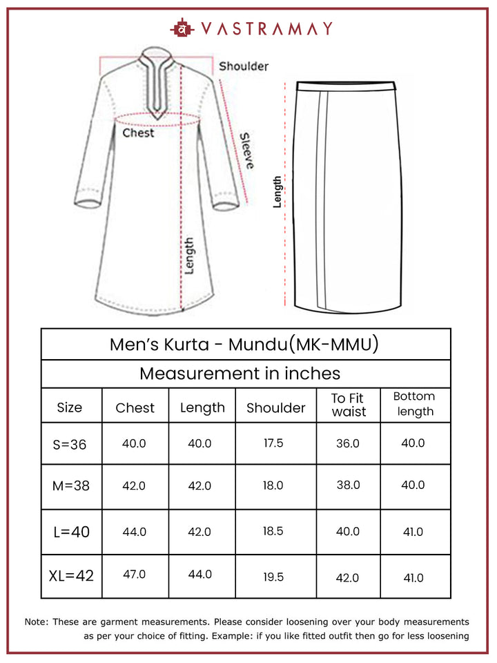 men’s kurta set
