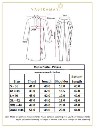 SHRESTHA BY VASTRAMAY Men's Grey Cotton Blend Pathani Suit Set