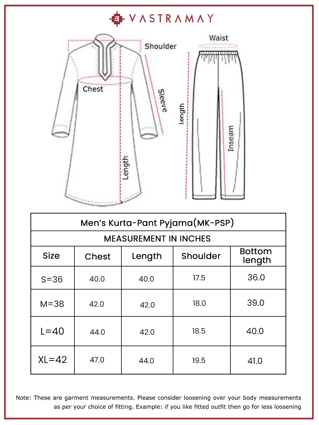 kurta pyjama set for men