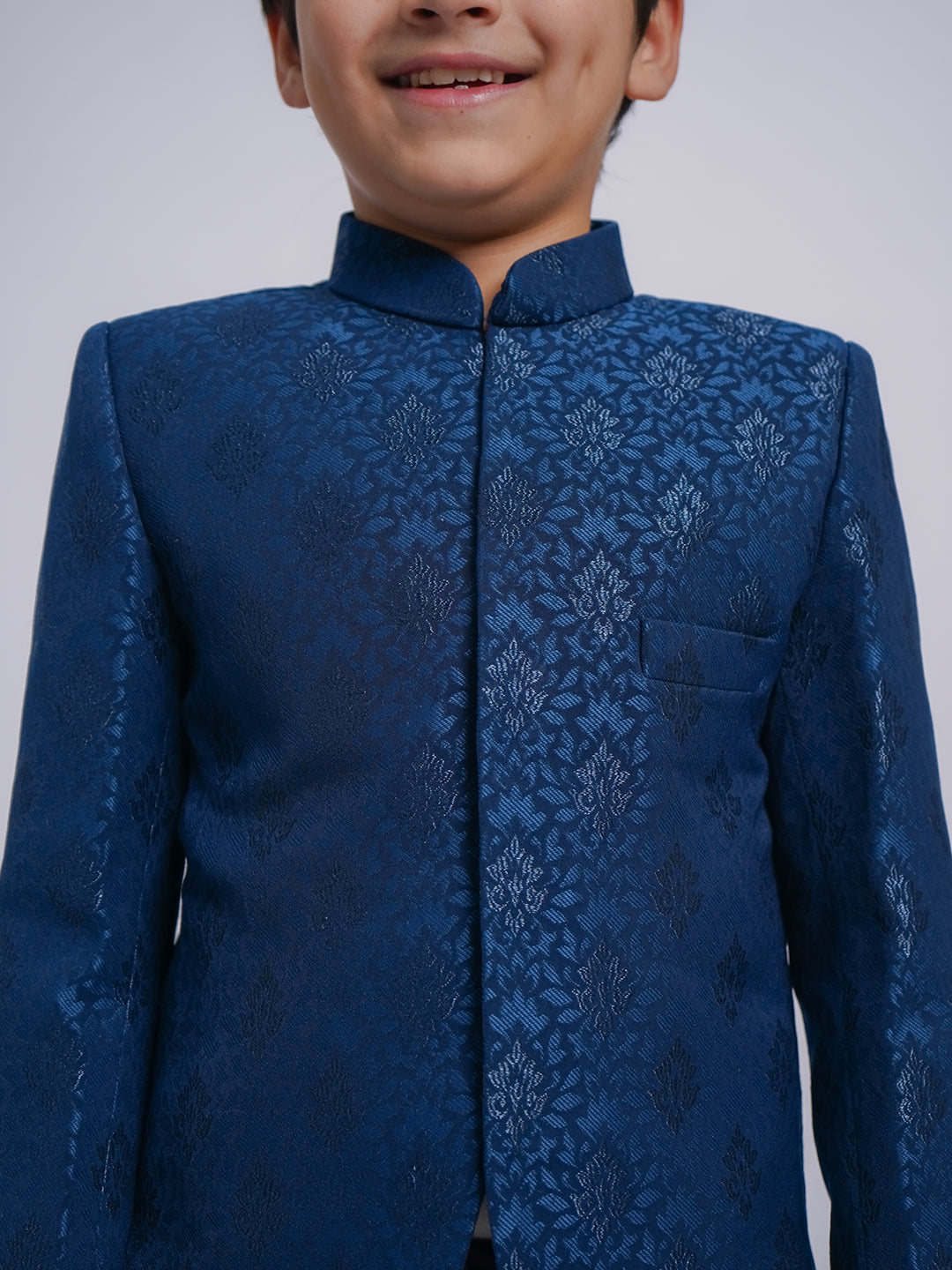 Boy's' Turquoise Indo Western Set