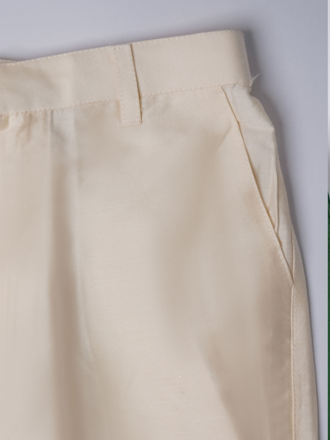 Boy's' Green Indo Western And Pyjama Set