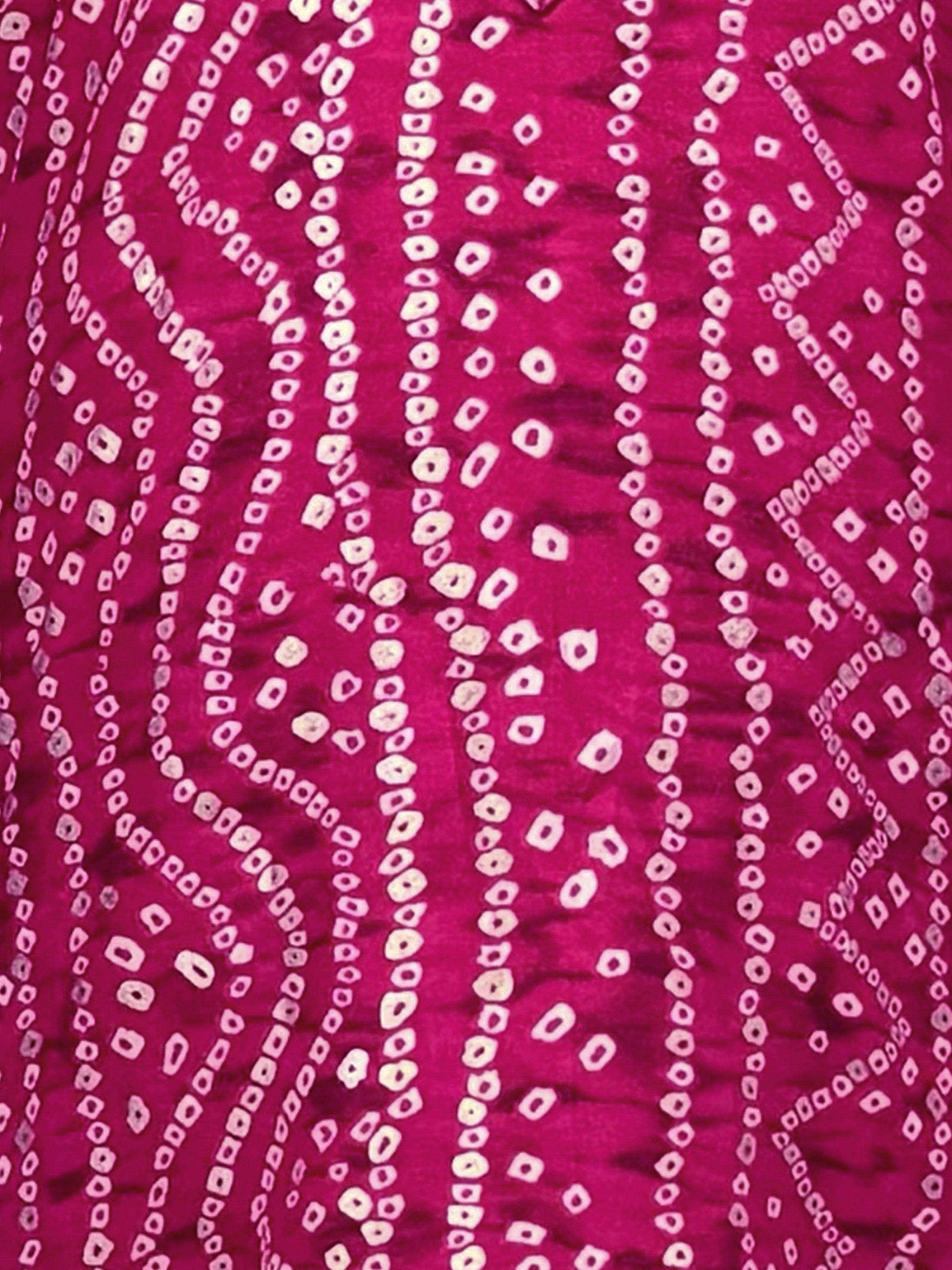 Boy's Falsa Cotton Bandhani Print Kurta Pyjama