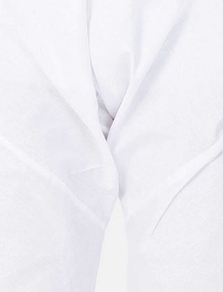 VASTRAMAY Boys' White Cotton Kurta and Pyjama Set
