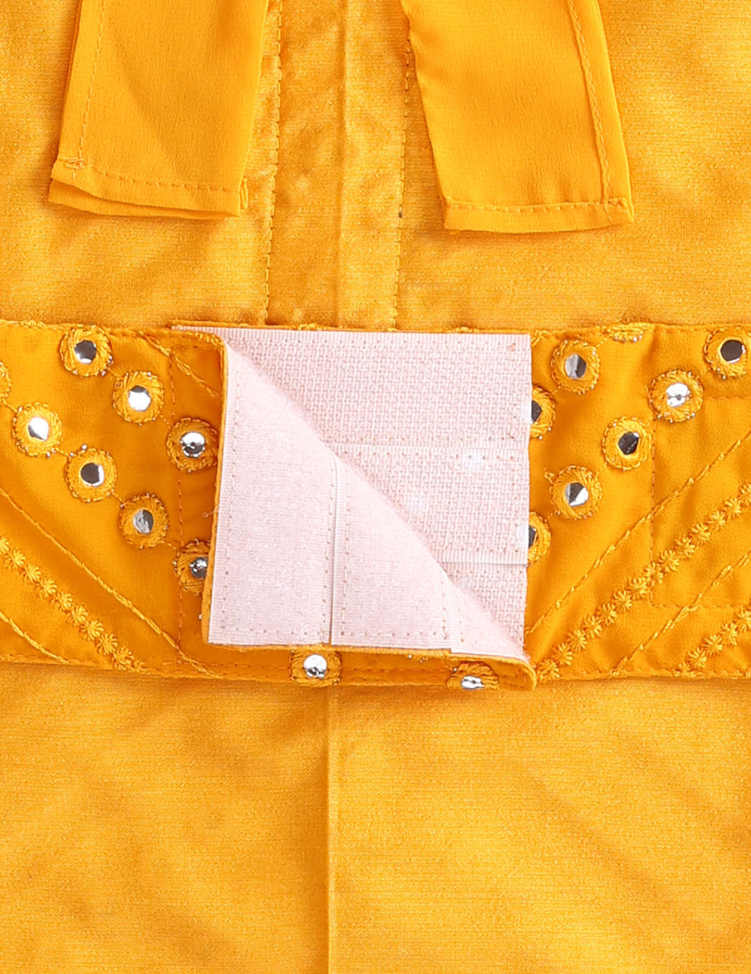 Dogs Allover Mirror Work Sleeveless Embroidered Kurta With Dupatta