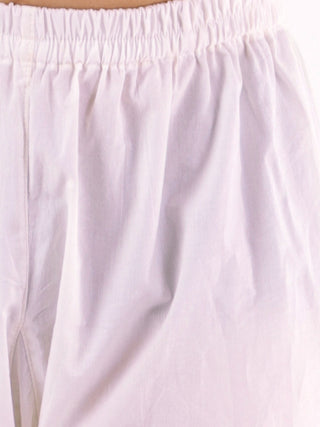 VASTRAMAY Girls' Handloom Cotton Kurta And Straight Pant Set
