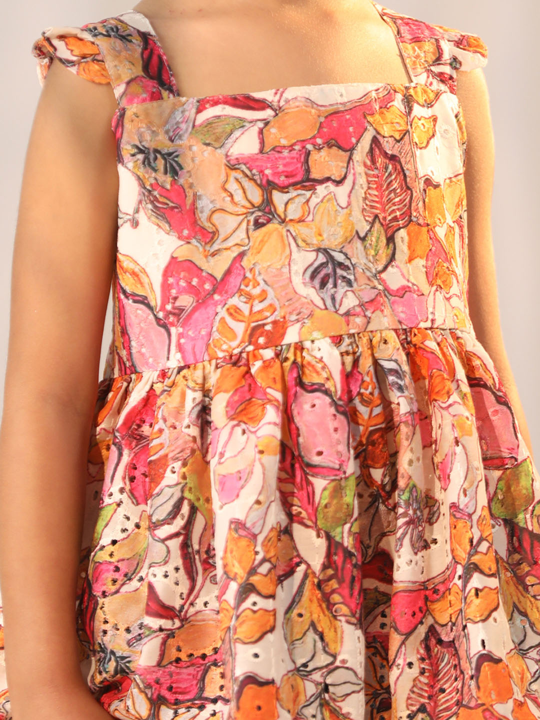 Girl's' Multi Color Tunic