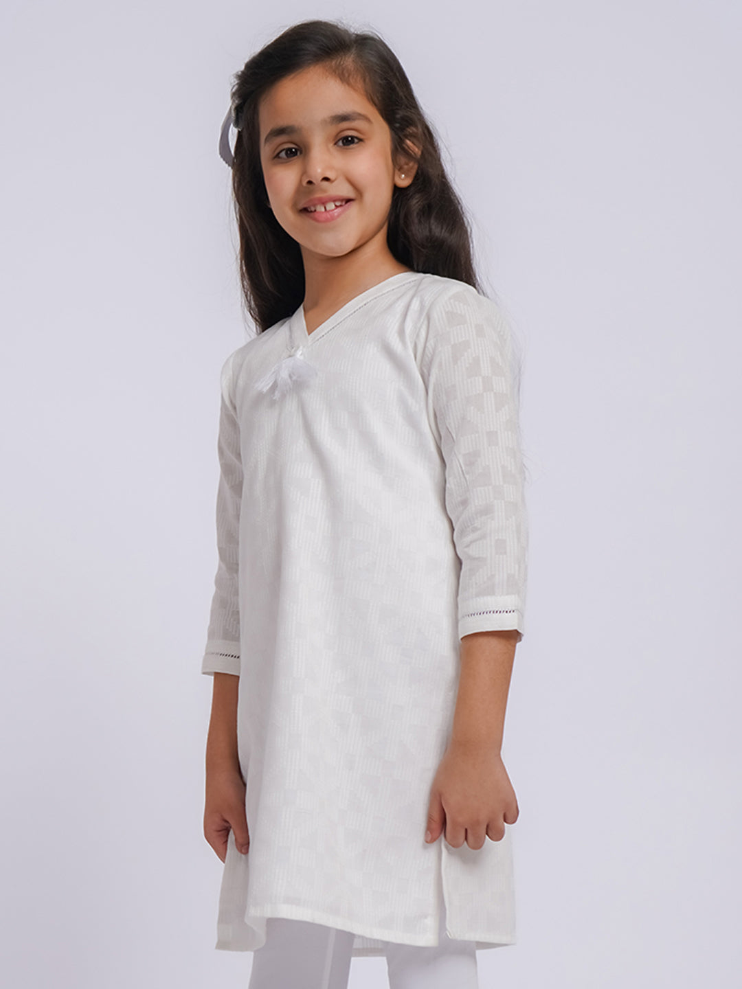 Girls Cotton Kurta Set