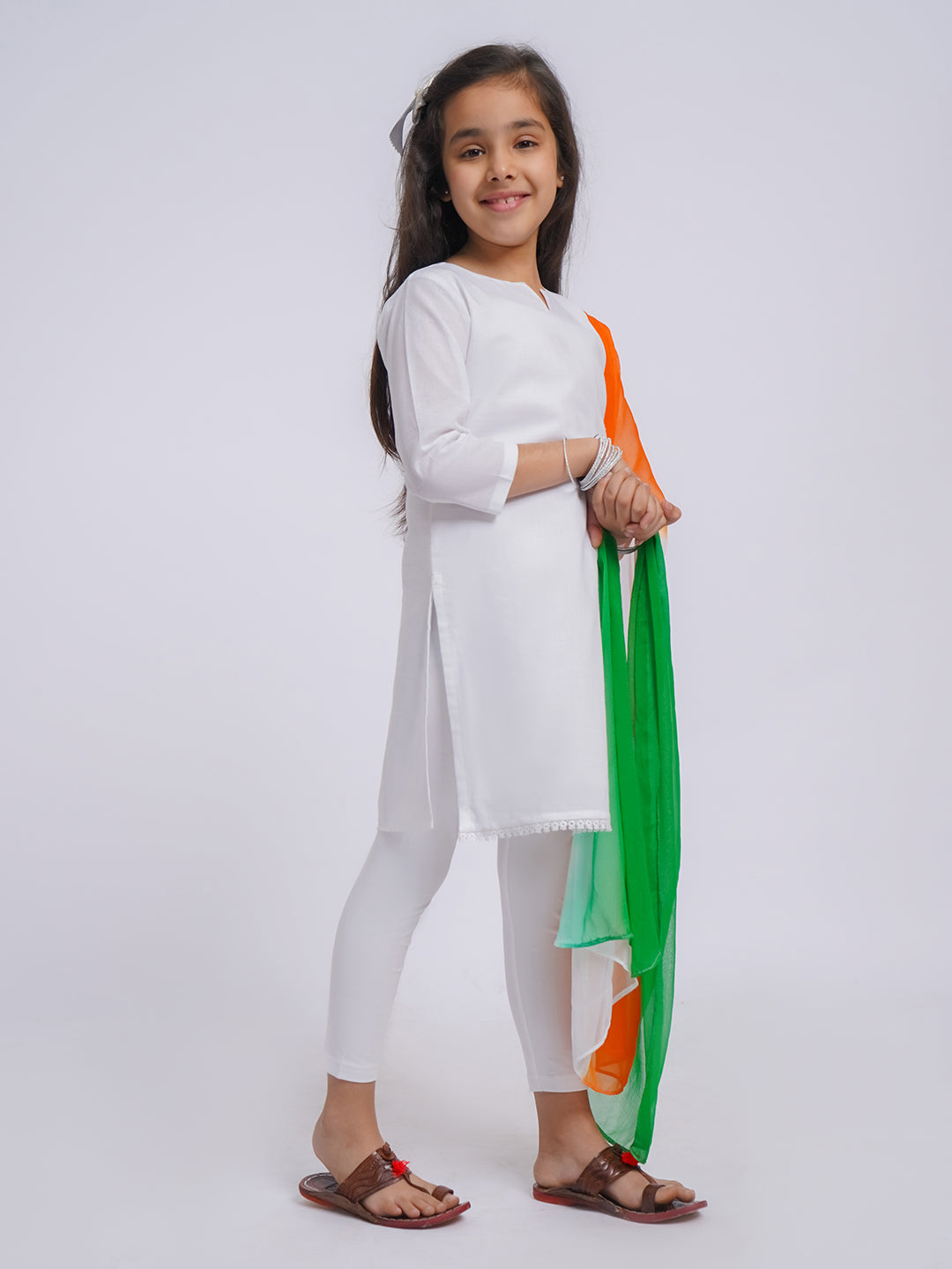 Girls Cotton Kurta Set