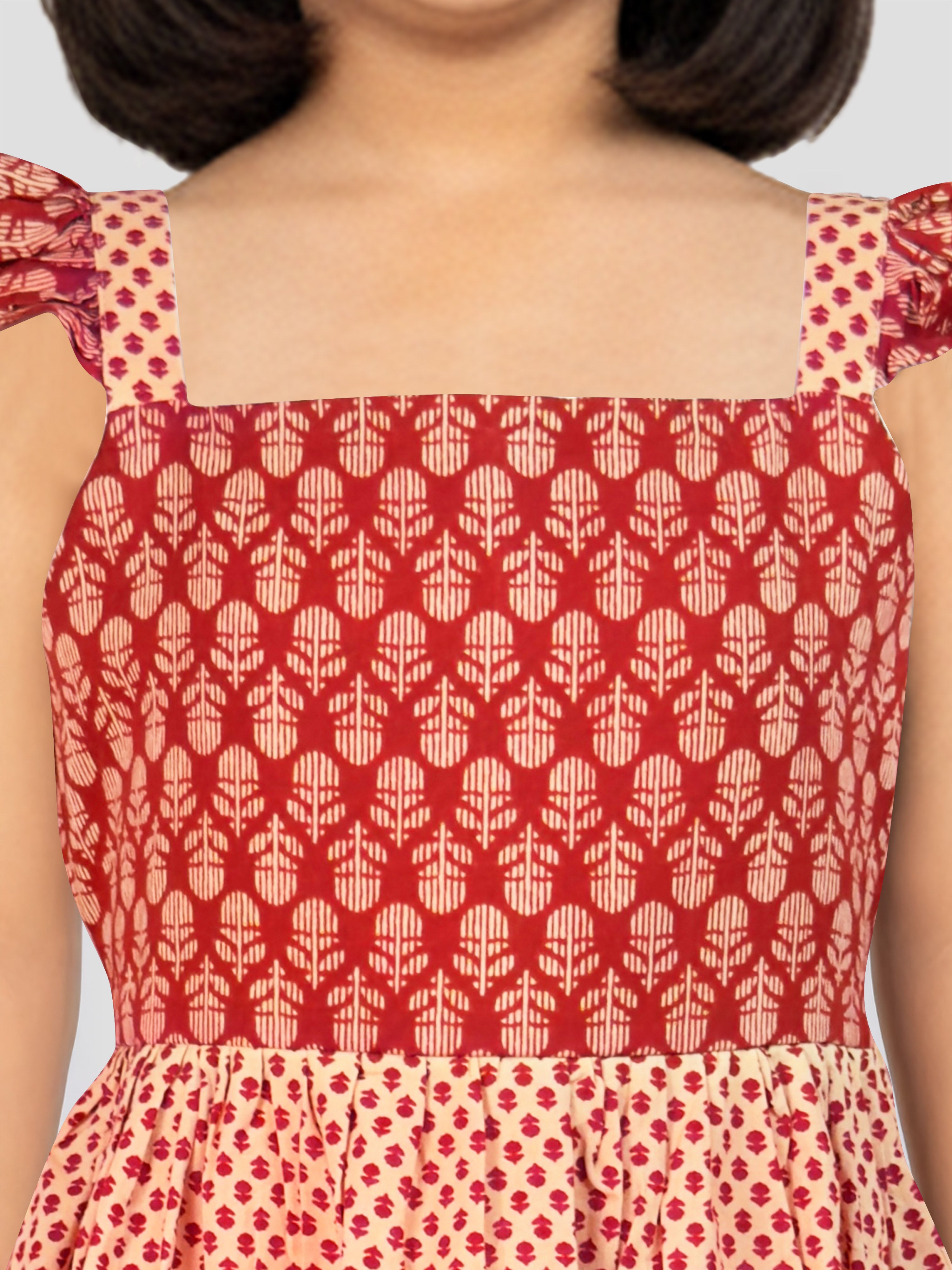 Girl's' Rust Dress