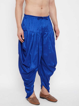 VM BY Vastramay Men's Blue Dhoti Pants