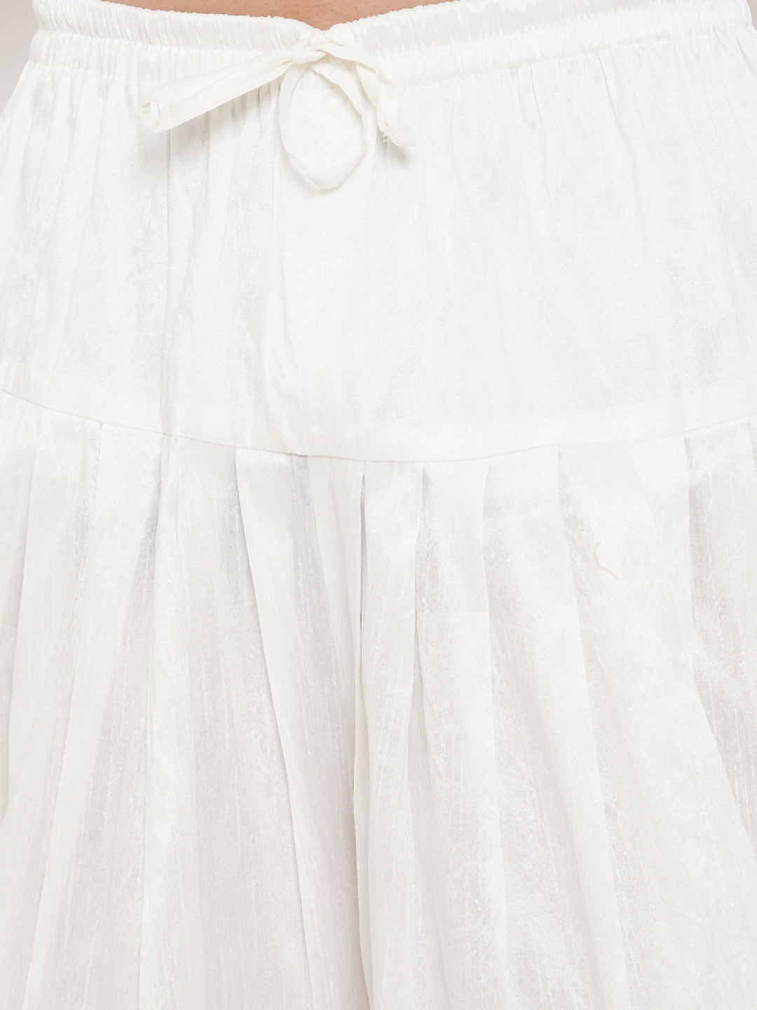 Men's White Dhoti Pants