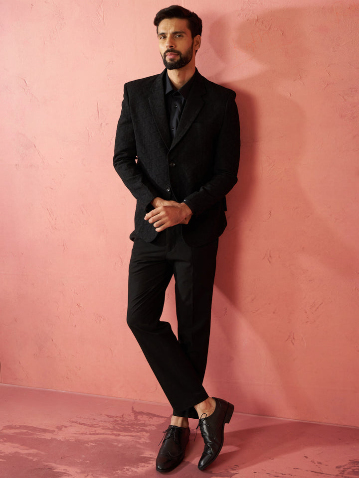 men’s blazer and straight pant set