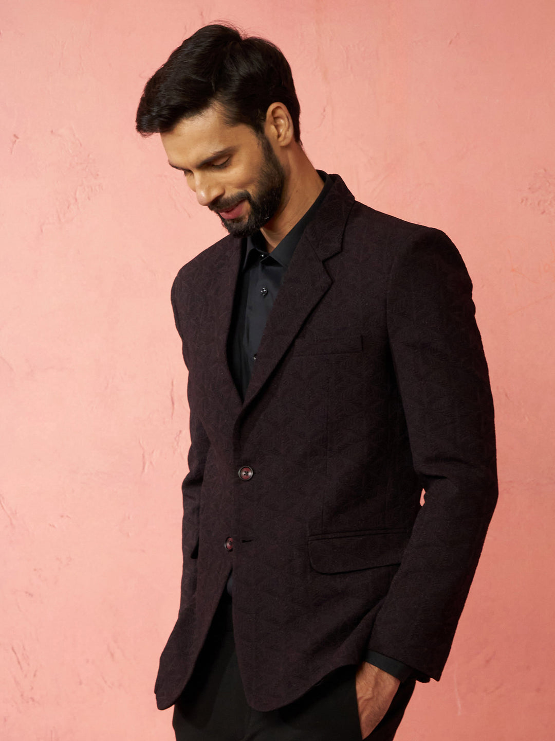 men’s blazer and straight pant set