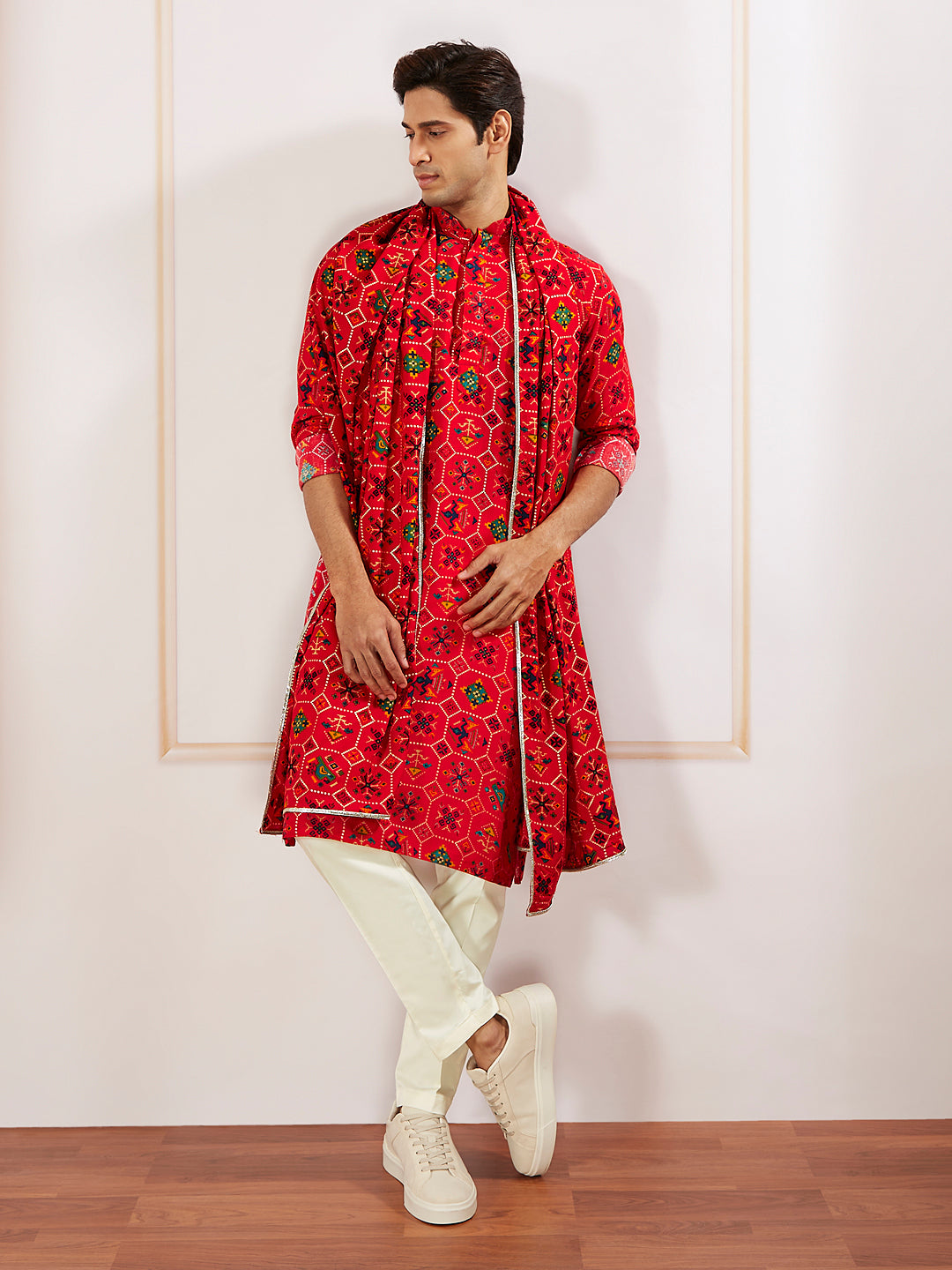 Men's Red - Dupatta