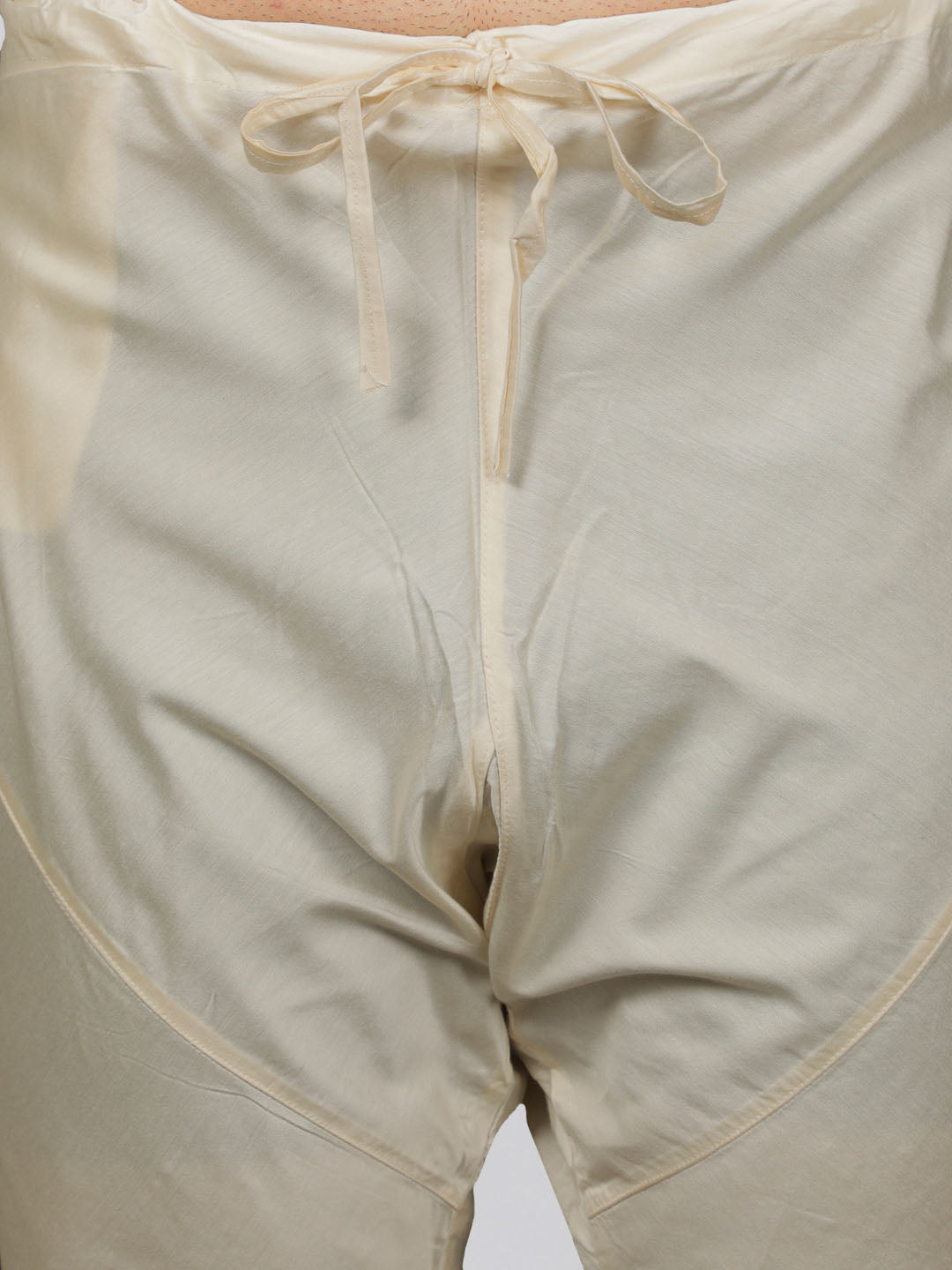 Men's Beige Silk Blend Indowestern, Kurta Pyjama And Dupatta Set