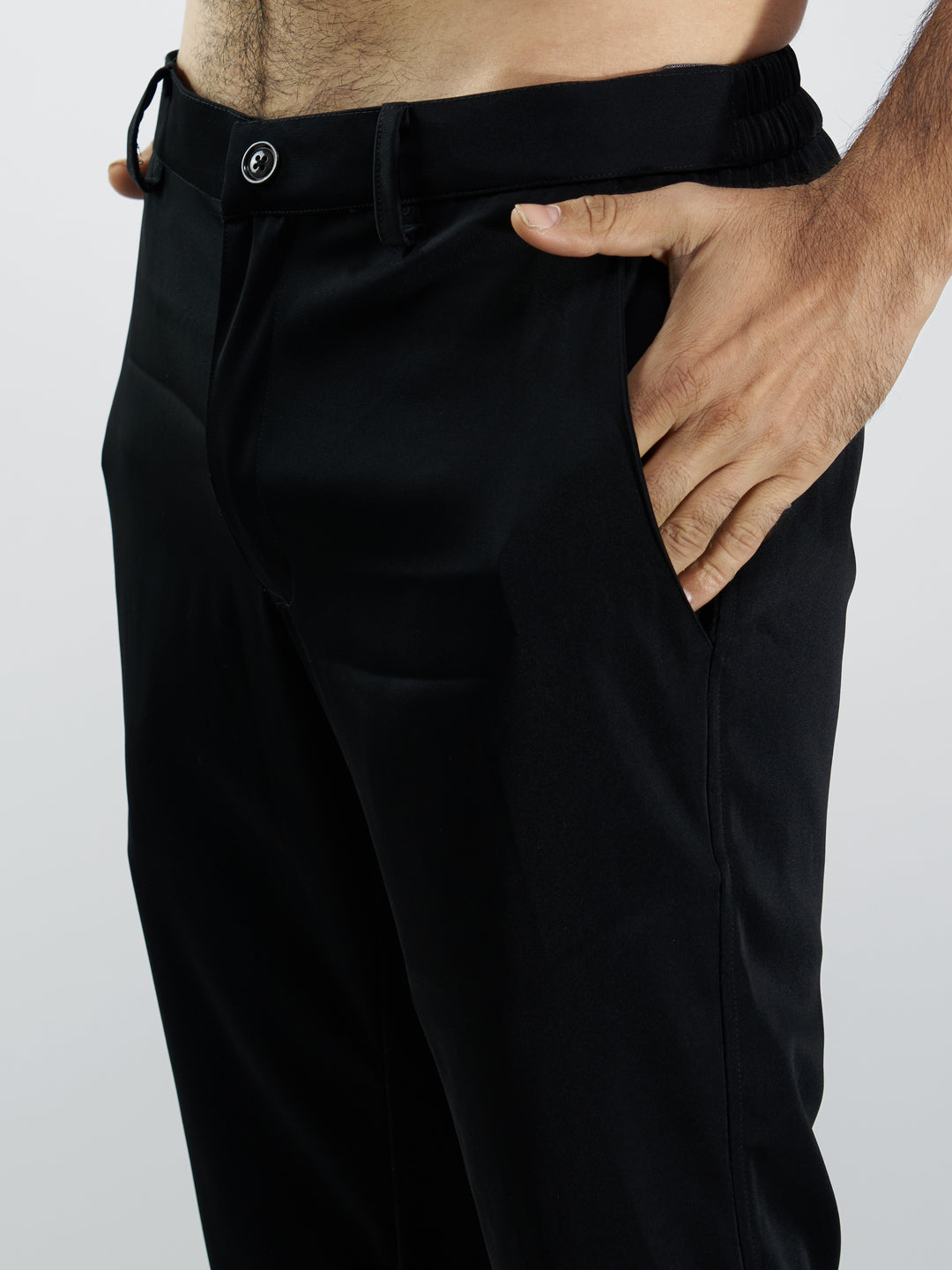 Men Wine Velvet Embroidered Indo-Western Kurta with Black Pant