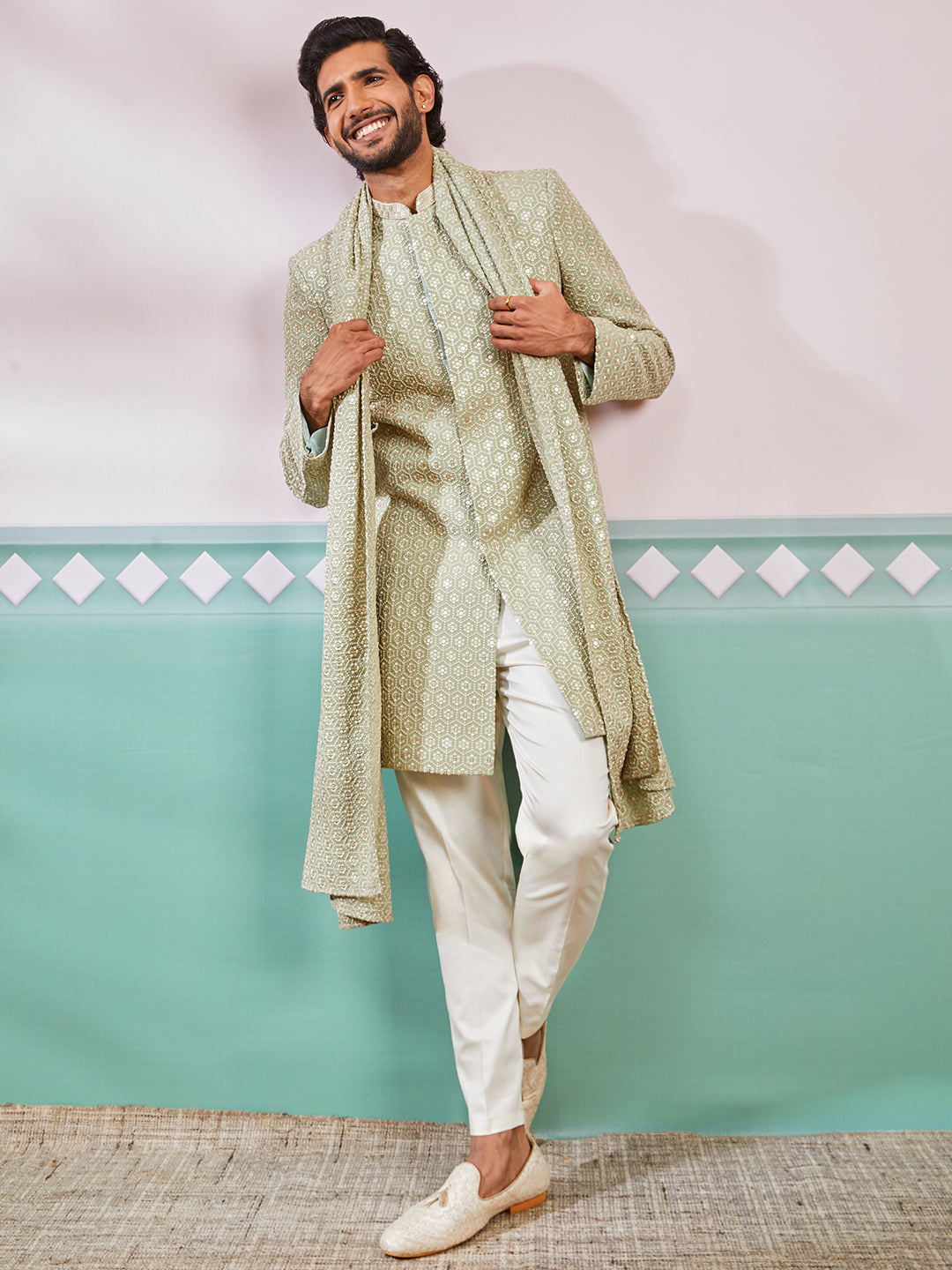 indo western outfit for men