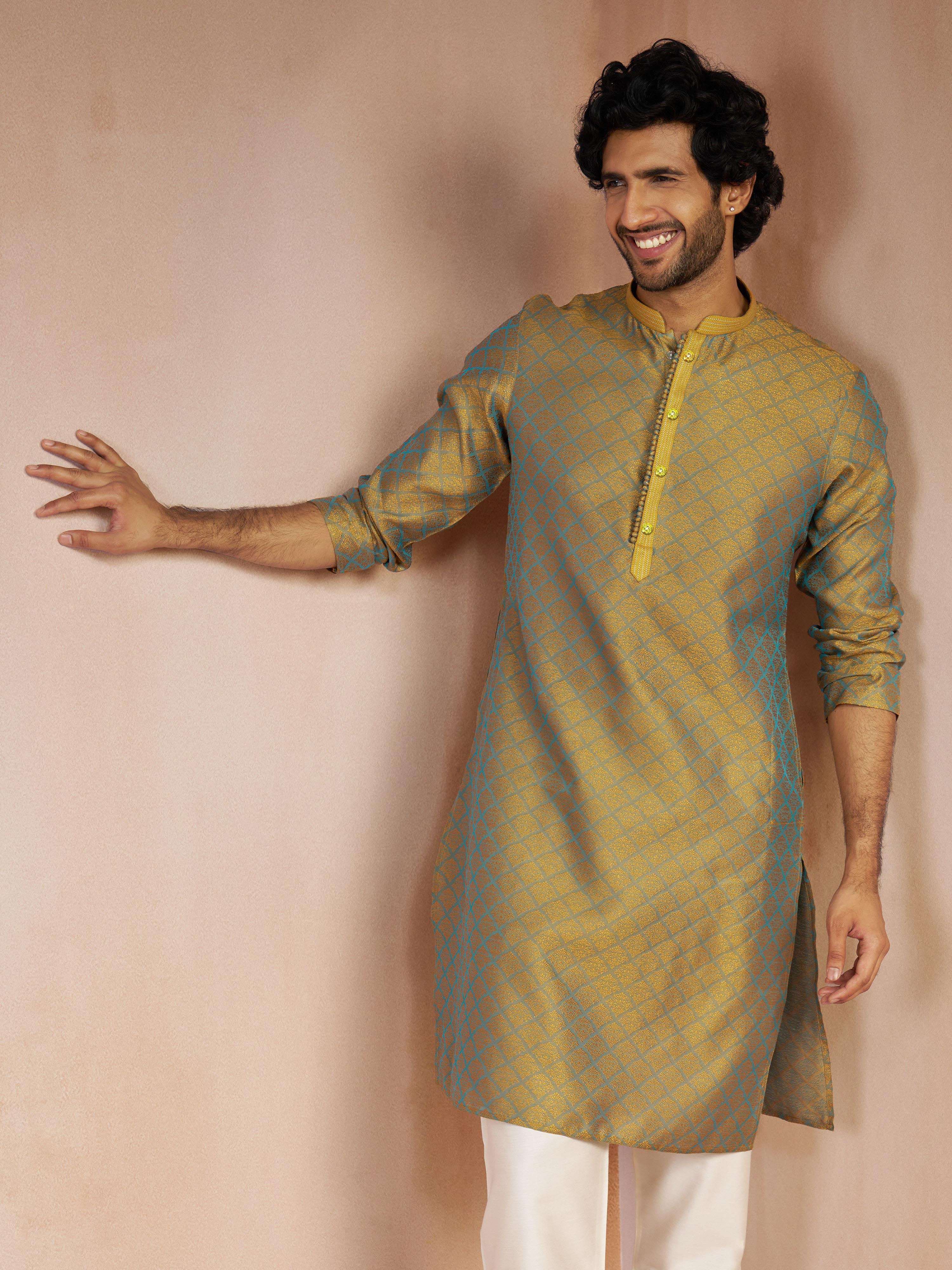 plus size kurta for men