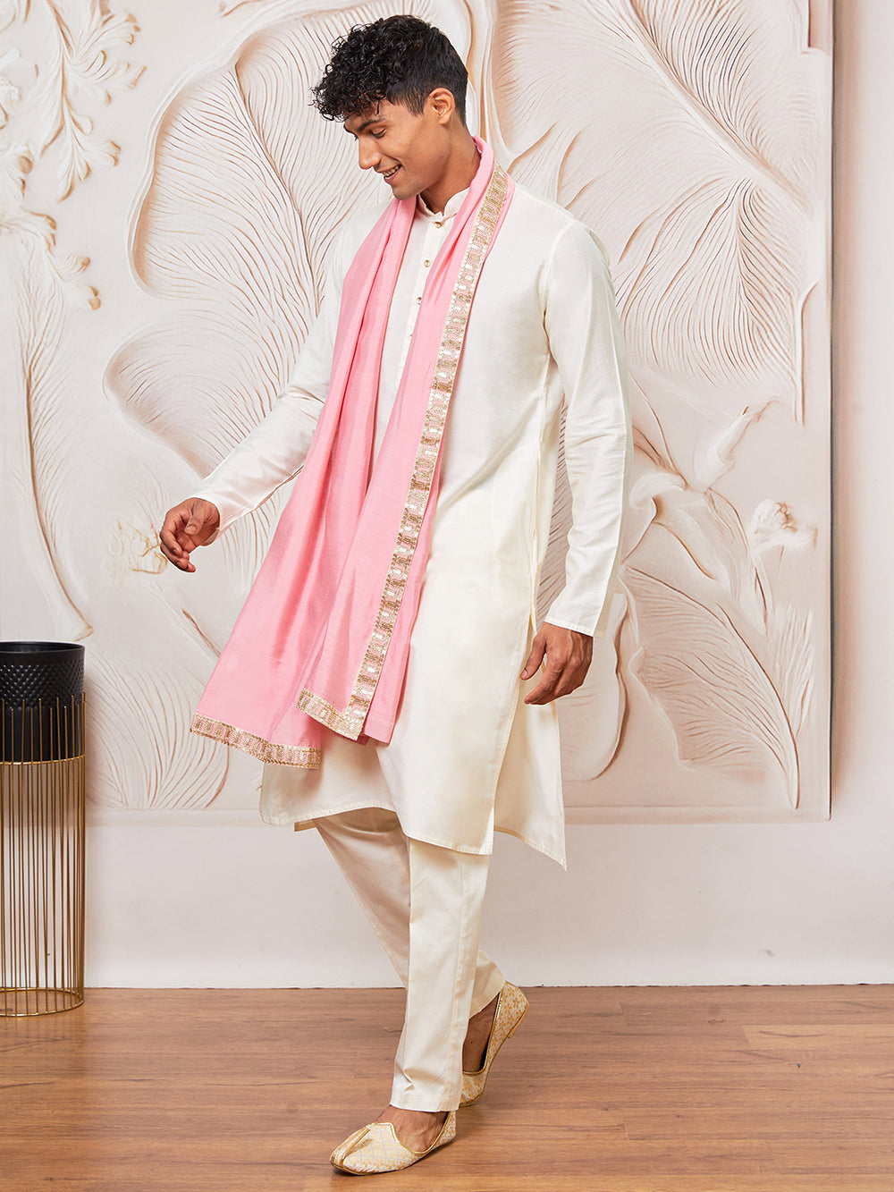 men’s kurta pant dupatta set