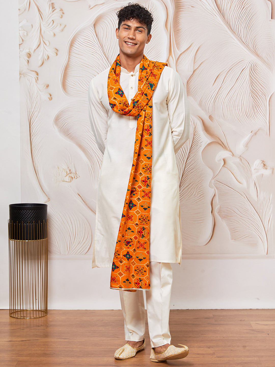 men’s kurta pant dupatta set