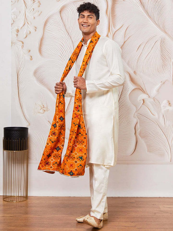 men’s kurta pant dupatta set