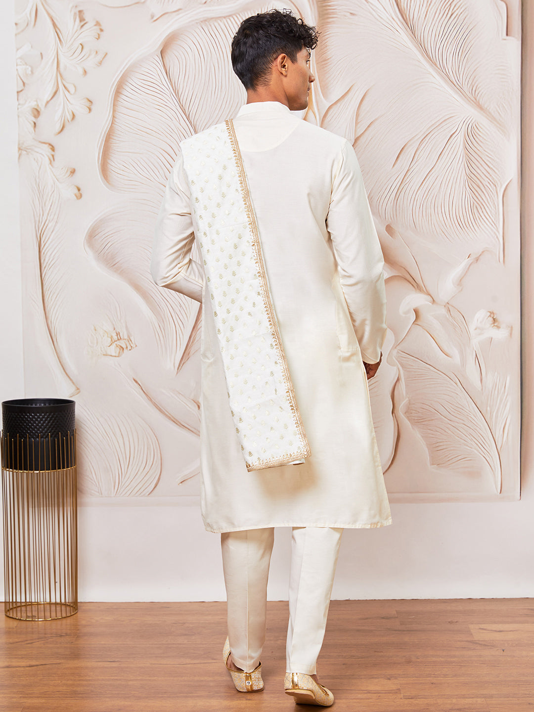men’s kurta pant dupatta set