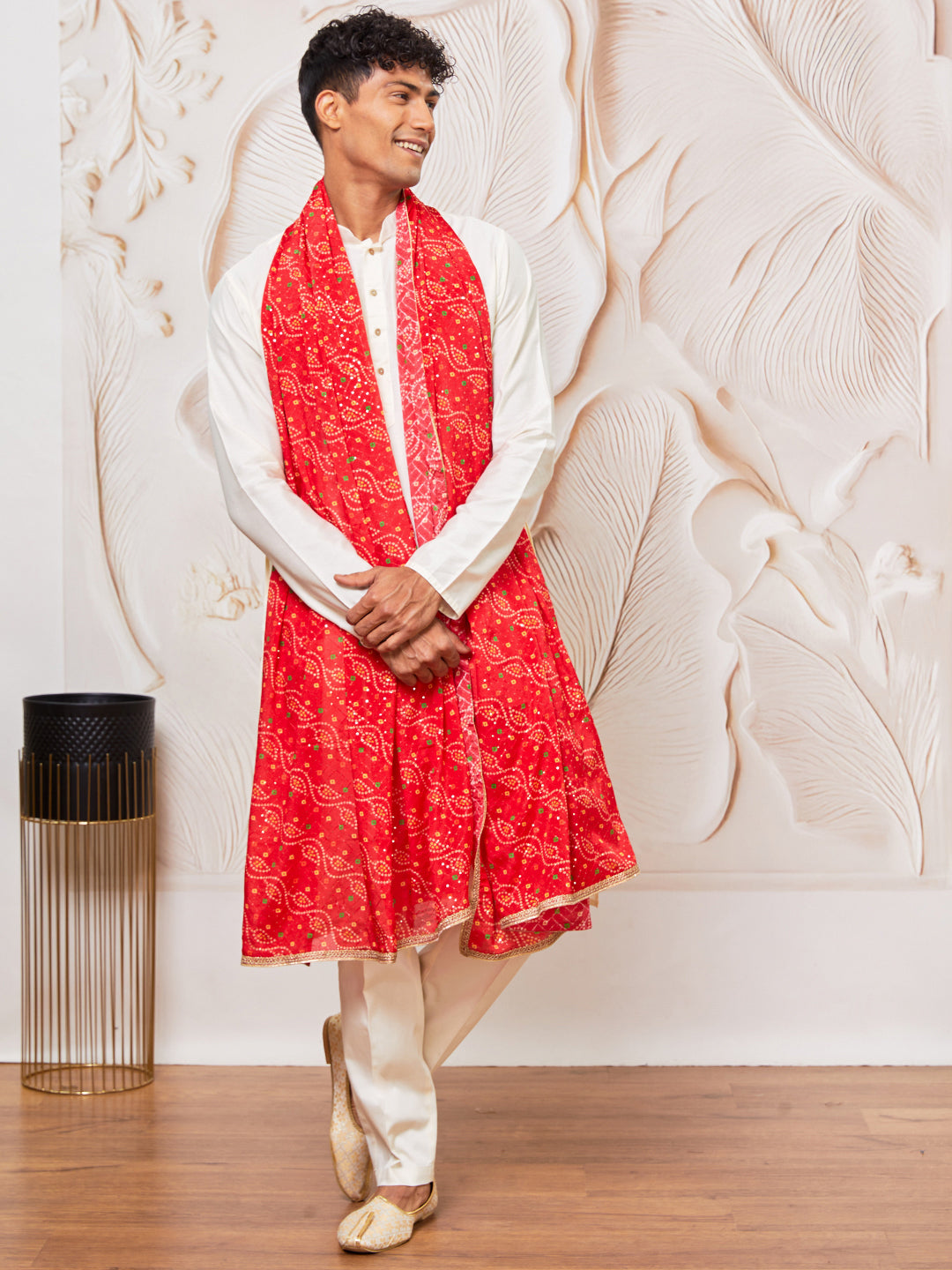 men’s kurta pant dupatta set