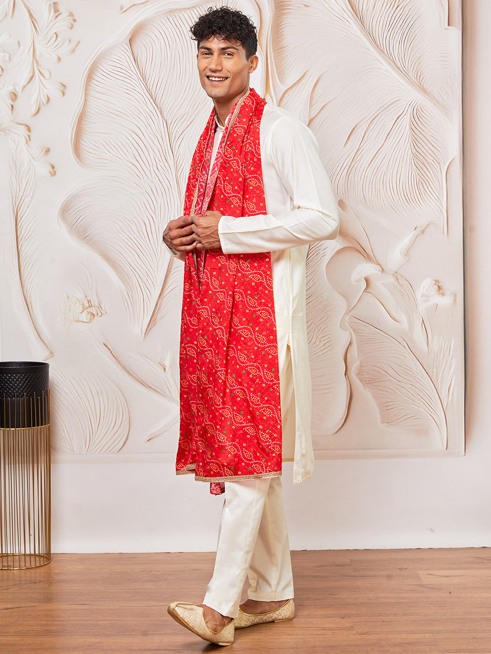 men’s kurta pant dupatta set
