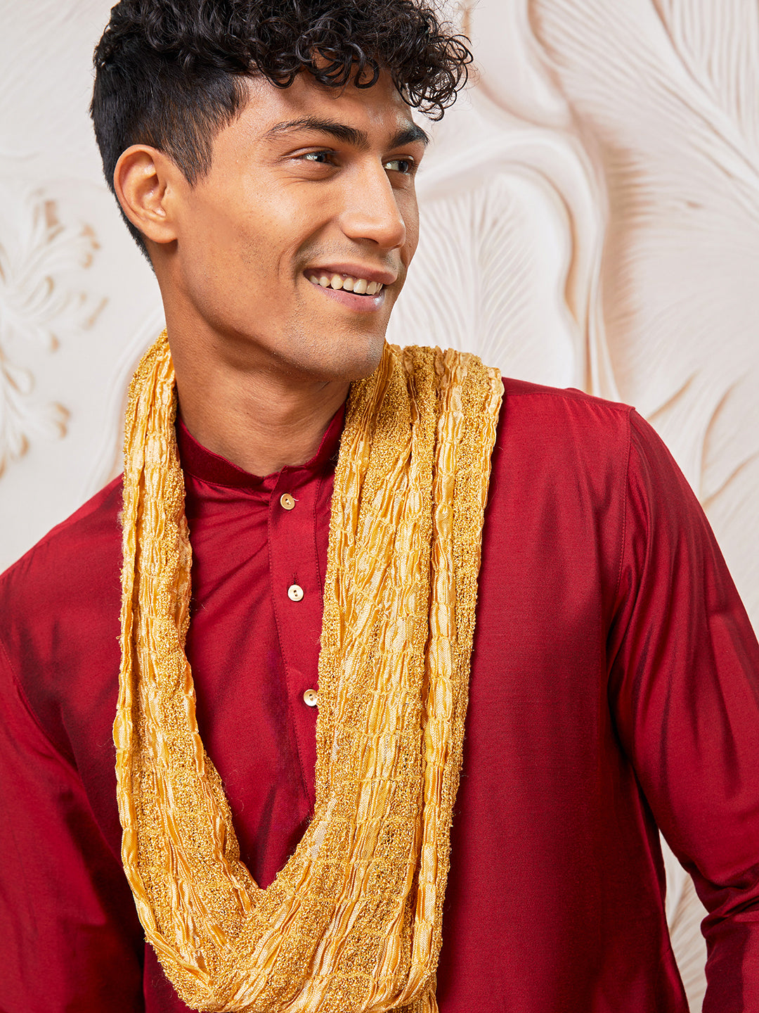 men’s kurta pant dupatta set