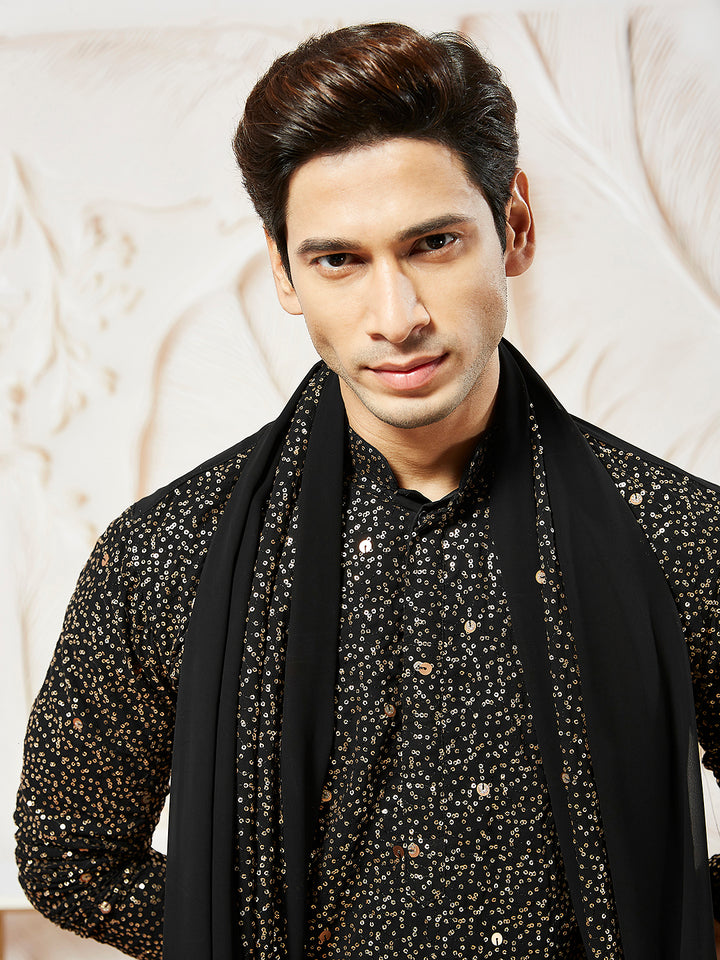 men’s kurta pant dupatta set