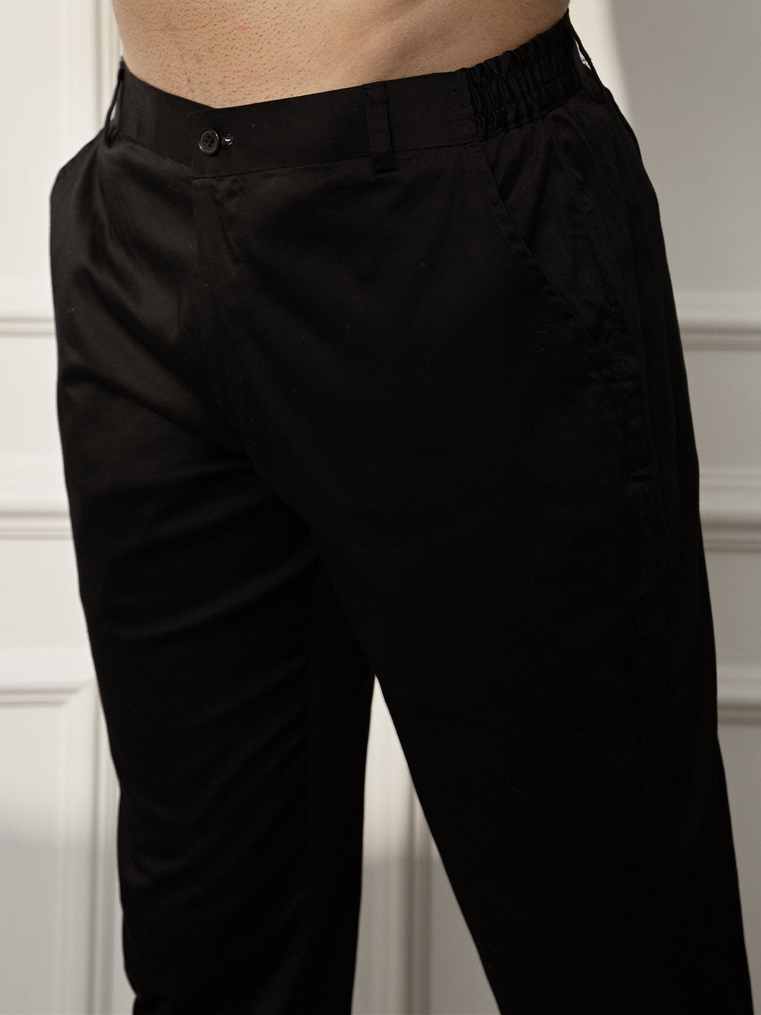 Men Black Embroidered Kurta With Pyjama &amp; Dupatta