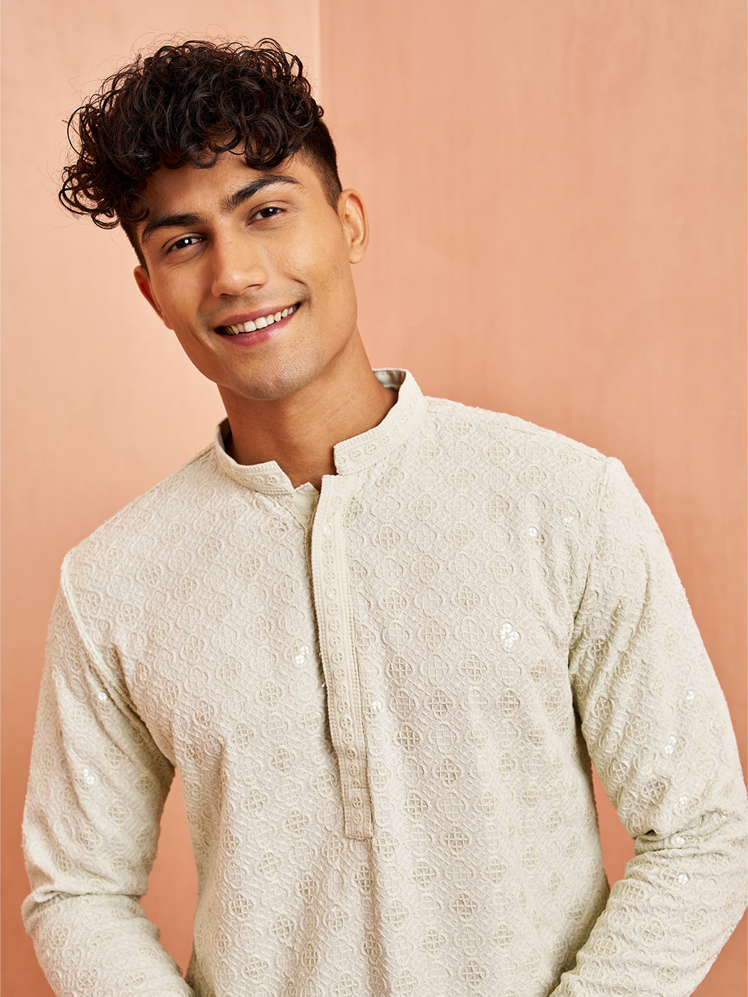Men's Pista Rayon Kurta