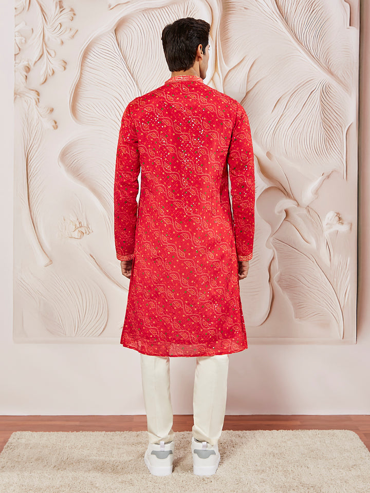 men’s kurta pant dupatta set