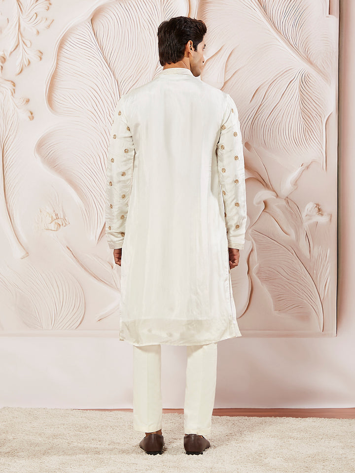 men’s kurta pant dupatta set