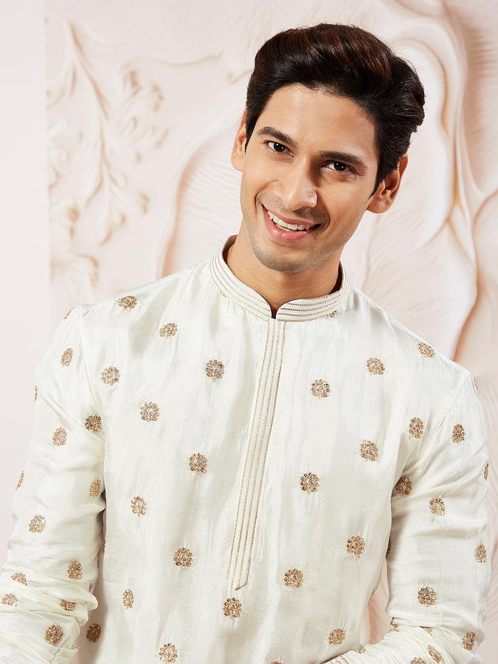 men’s kurta pant dupatta set