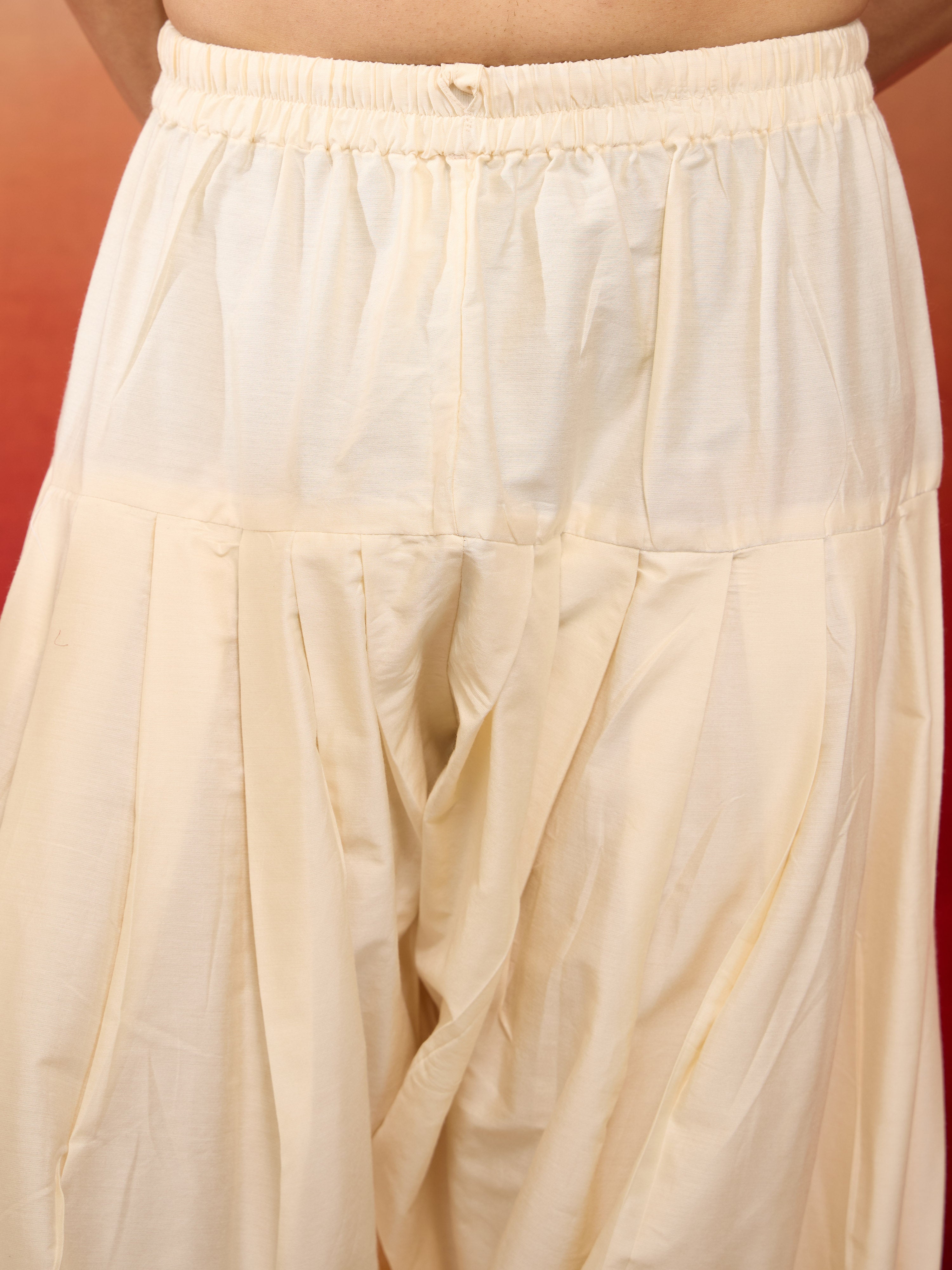 Men's Falsa Bandhani Print Kurta Set With Dupatta